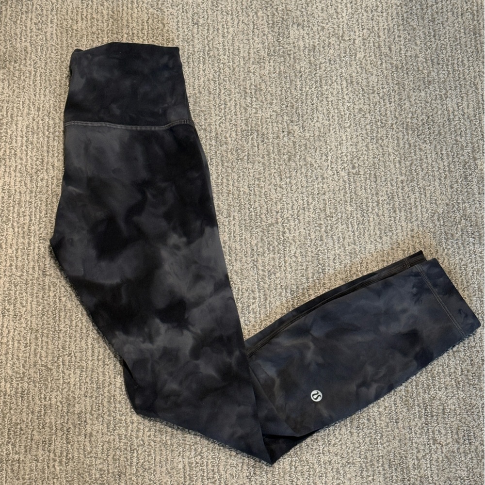 Lululemon diamond dye wunder train tights 25” inseam